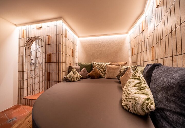 Relax-Bereich in der Sauna