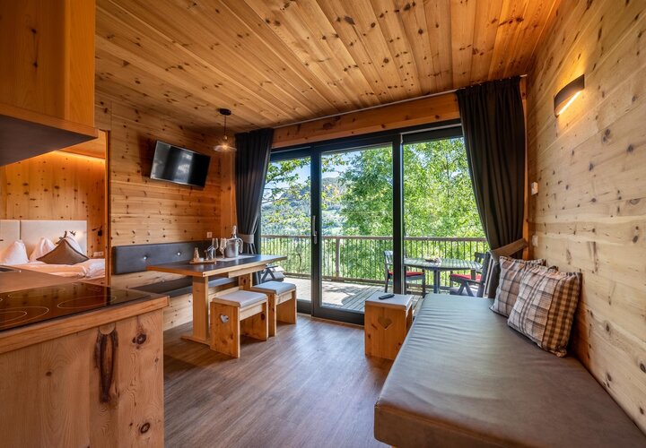 Wohnraum in Holzlodge