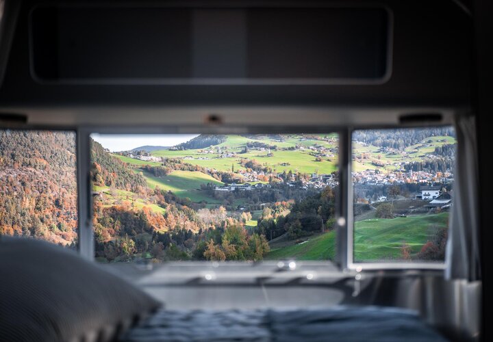 Blick aus dem Camper